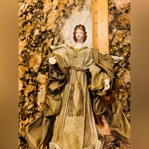 Handmade Angel Christmas Ornament About 9” Tall  Gorgeous - Picture 6 of 6